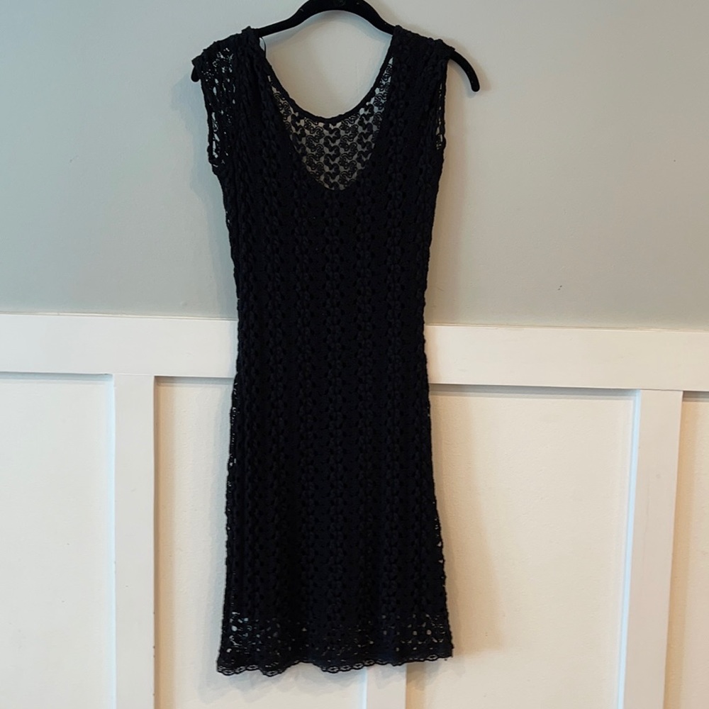Free People Crochet Dress Black size small